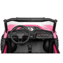Elektrické autíčko T-REX Ride 4x4 Dvojmiestne 24V,  ružové
