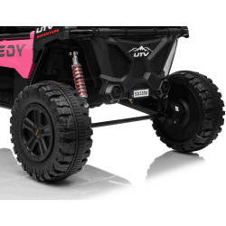 Elektrické autíčko T-REX Ride 4x4 Dvojmiestne 24V,  ružové
