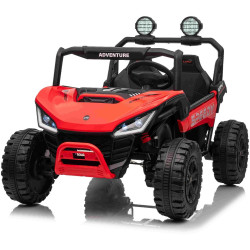 Elektrické autíčko T-REX Ride 4x4 Dvojmiestne 24V,  červené