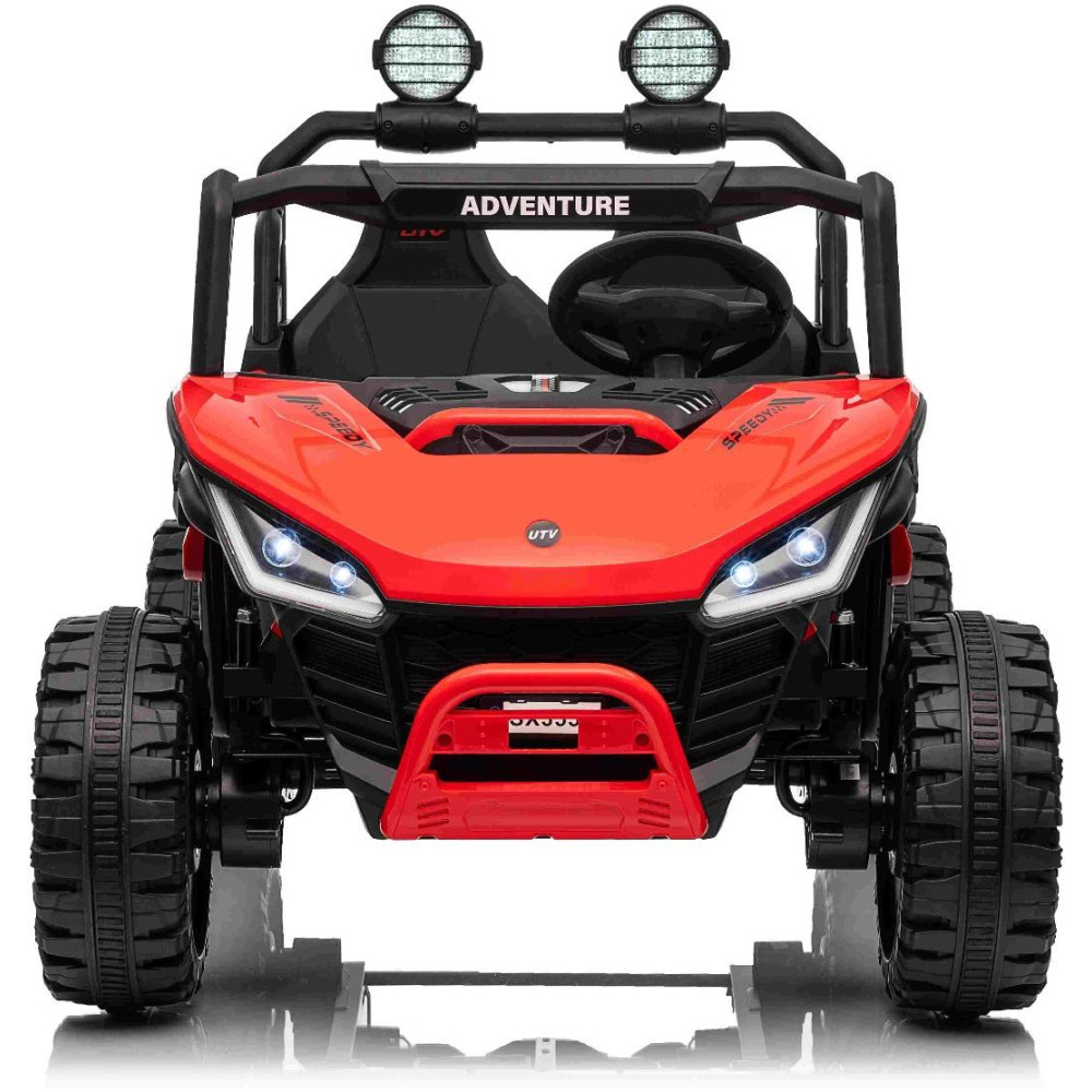 Elektrické autíčko T-REX Ride 4x4 Dvojmiestne 24V,  červené