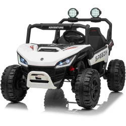 Elektrické autíčko T-REX Ride 4x4 Dvojmiestne 24V,  biele