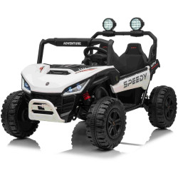 Elektrické autíčko T-REX Ride 4x4 Dvojmiestne 24V,  biele