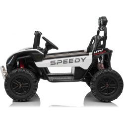 Elektrické autíčko T-REX Ride 4x4 Dvojmiestne 24V,  biele
