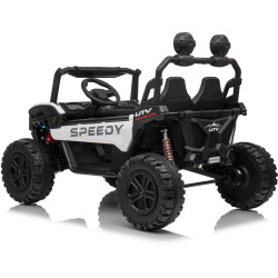 Elektrické autíčko T-REX Ride 4x4 Dvojmiestne 24V,  biele
