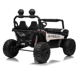 Elektrické autíčko T-REX Ride 4x4 Dvojmiestne 24V,  biele