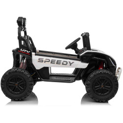 Elektrické autíčko T-REX Ride 4x4 Dvojmiestne 24V,  biele