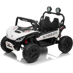 Elektrické autíčko T-REX Ride 4x4 Dvojmiestne 24V,  biele
