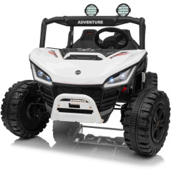Elektrické autíčko T-REX Ride 4x4 Dvojmiestne 24V,  biele