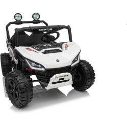 Elektrické autíčko T-REX Ride 4x4 Dvojmiestne 24V,  biele
