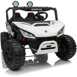 Elektrické autíčko T-REX Ride 4x4 Dvojmiestne 24V,  biele