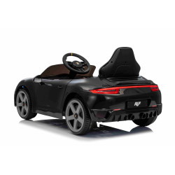 Elektrické autíčko RUF GT 12V,  čierne