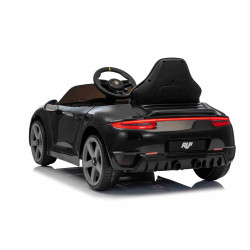 Elektrické autíčko RUF GT 12V,  čierne