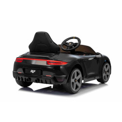 Elektrické autíčko RUF GT 12V,  čierne