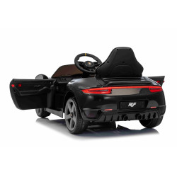 Elektrické autíčko RUF GT 12V,  čierne