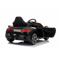 Elektrické autíčko RUF GT 12V,  čierne