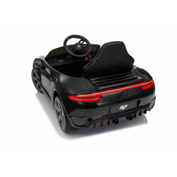 Elektrické autíčko RUF GT 12V,  čierne