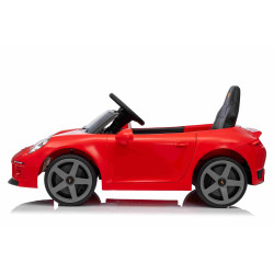 Elektrické autíčko RUF GT 12V,  červené