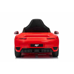 Elektrické autíčko RUF GT 12V,  červené