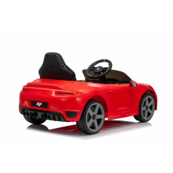 Elektrické autíčko RUF GT 12V,  červené