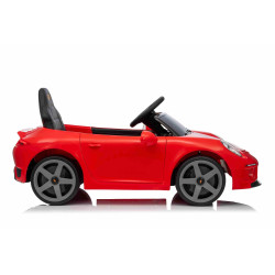 Elektrické autíčko RUF GT 12V,  červené