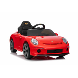 Elektrické autíčko RUF GT 12V,  červené