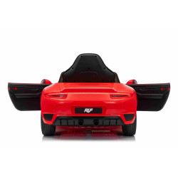 Elektrické autíčko RUF GT 12V,  červené