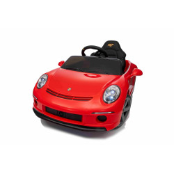 Elektrické autíčko RUF GT 12V,  červené