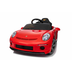 Elektrické autíčko RUF GT 12V,  červené