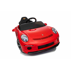 Elektrické autíčko RUF GT 12V,  červené