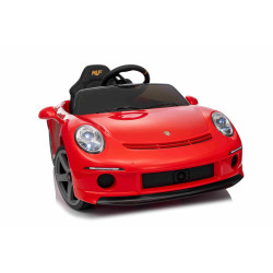 Elektrické autíčko RUF GT 12V,  červené