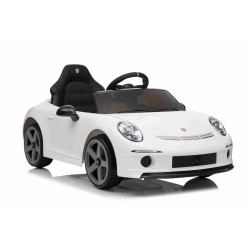 Elektrické autíčko RUF GT 12V,  biele