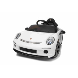Elektrické autíčko RUF GT 12V,  biele