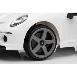 Elektrické autíčko RUF GT 12V,  biele