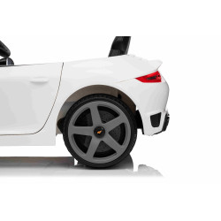 Elektrické autíčko RUF GT 12V,  biele