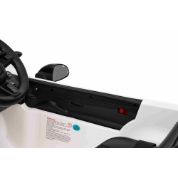 Elektrické autíčko RUF GT 12V,  biele