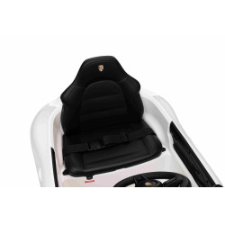 Elektrické autíčko RUF GT 12V,  biele