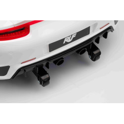 Elektrické autíčko RUF GT 12V,  biele