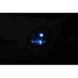 Elektrické autíčko RUF GT 12V,  biele