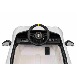 Elektrické autíčko RUF GT 12V,  biele