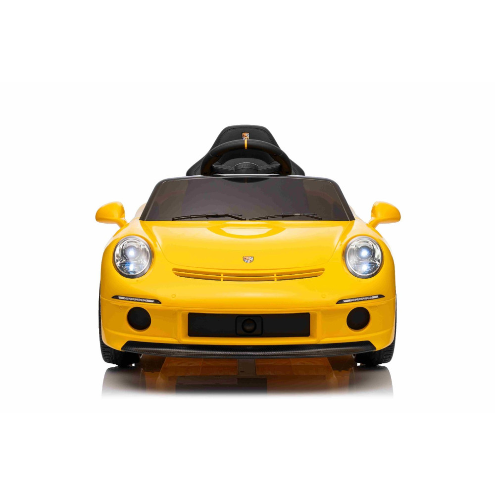 Elektrické autíčko RUF GT 12V,  žlté