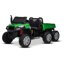 Farmárske elektrické autíčko RIDER 6X6 24V s pohonom štyroch kolies 4X 200W,  Dvojmiestne
