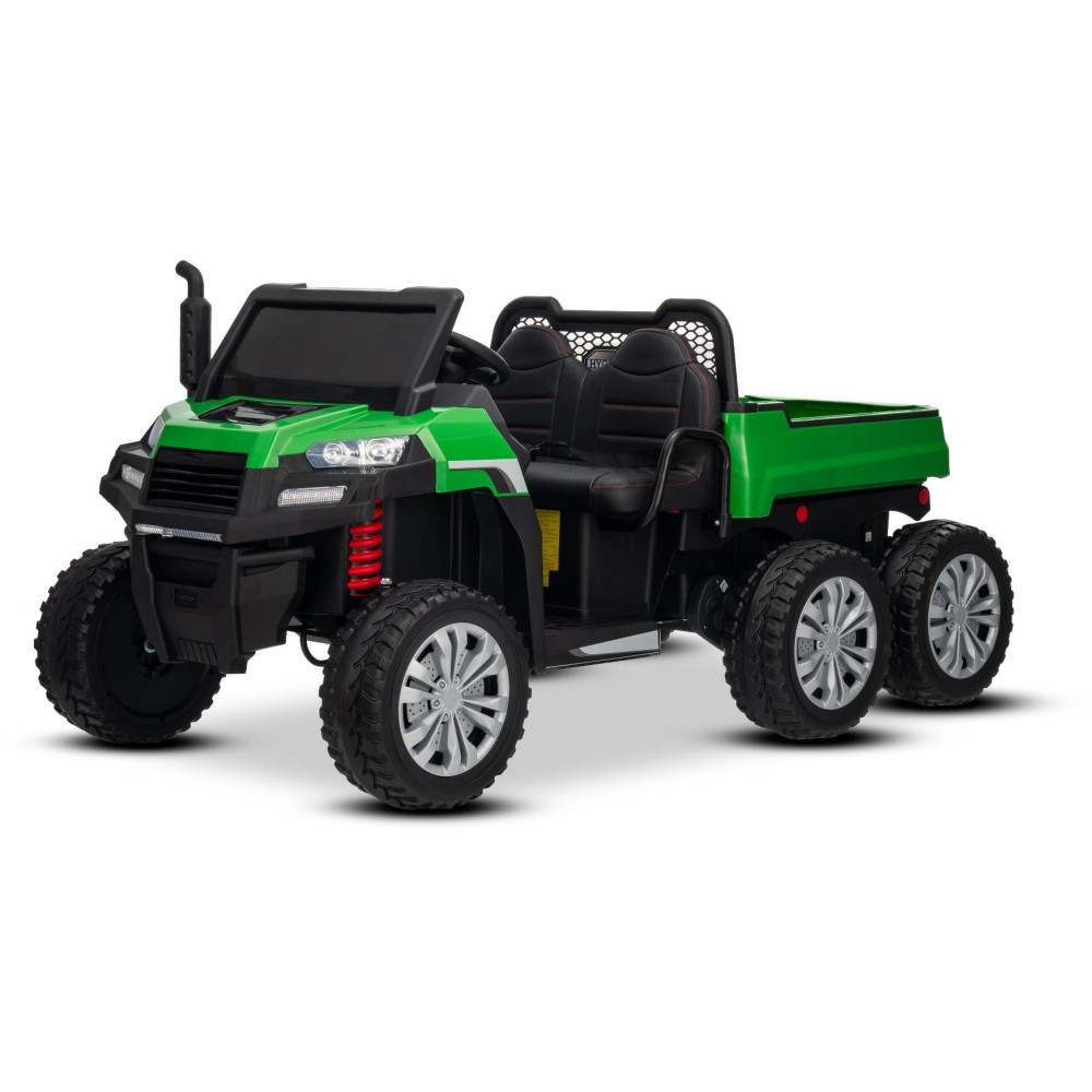 Farmárske elektrické autíčko RIDER 6X6 24V s pohonom štyroch kolies 4X 200W,  Dvojmiestne