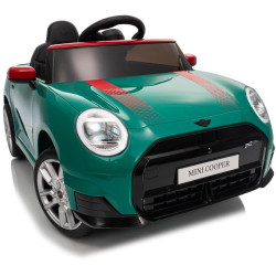 Elektrické autíčko BMW Mini Cooper 12V,  zelené