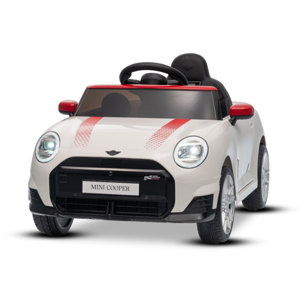 Elektrické autíčko BMW Mini Cooper 12V,  biele