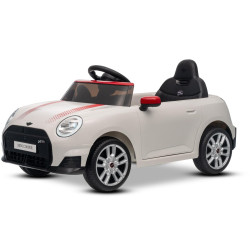 Elektrické autíčko BMW Mini Cooper 12V,  biele
