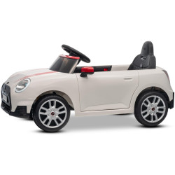 Elektrické autíčko BMW Mini Cooper 12V,  biele