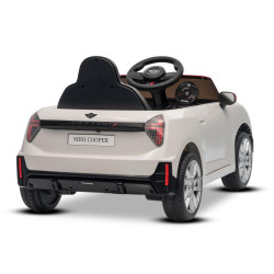 Elektrické autíčko BMW Mini Cooper 12V,  biele