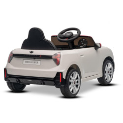 Elektrické autíčko BMW Mini Cooper 12V,  biele