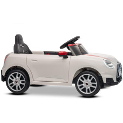 Elektrické autíčko BMW Mini Cooper 12V,  biele