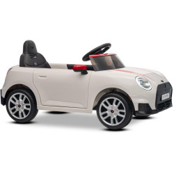 Elektrické autíčko BMW Mini Cooper 12V,  biele